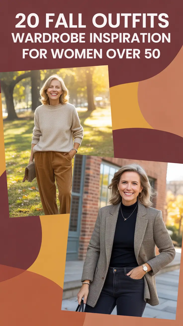 Fall Outfits 2025 Wardrobe Inspiration for Women Over 50: Chic, Cozy & Age-Defying Style