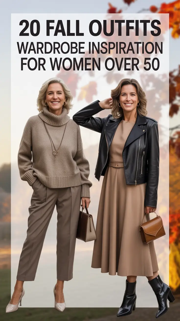 Fall Outfits 2025 Wardrobe Inspiration for Women Over 50: Chic, Cozy & Age-Defying Style