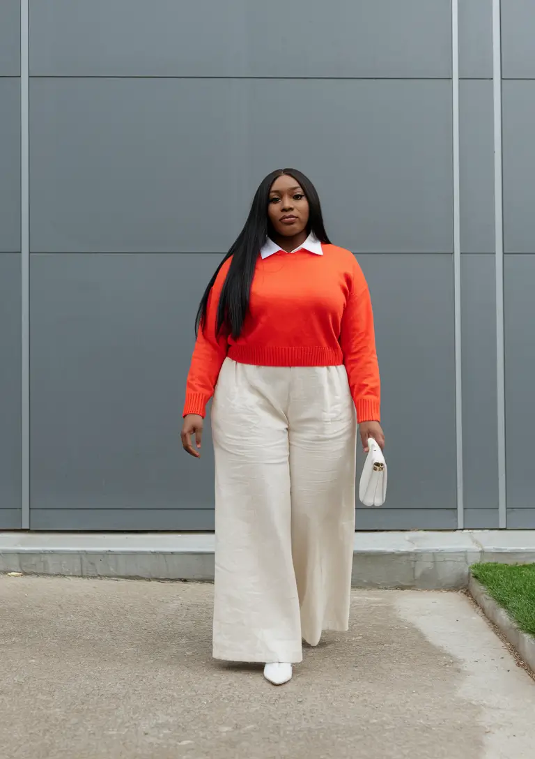 curvy fall outfits 2025 Minimalist Bright for Maximum Effect