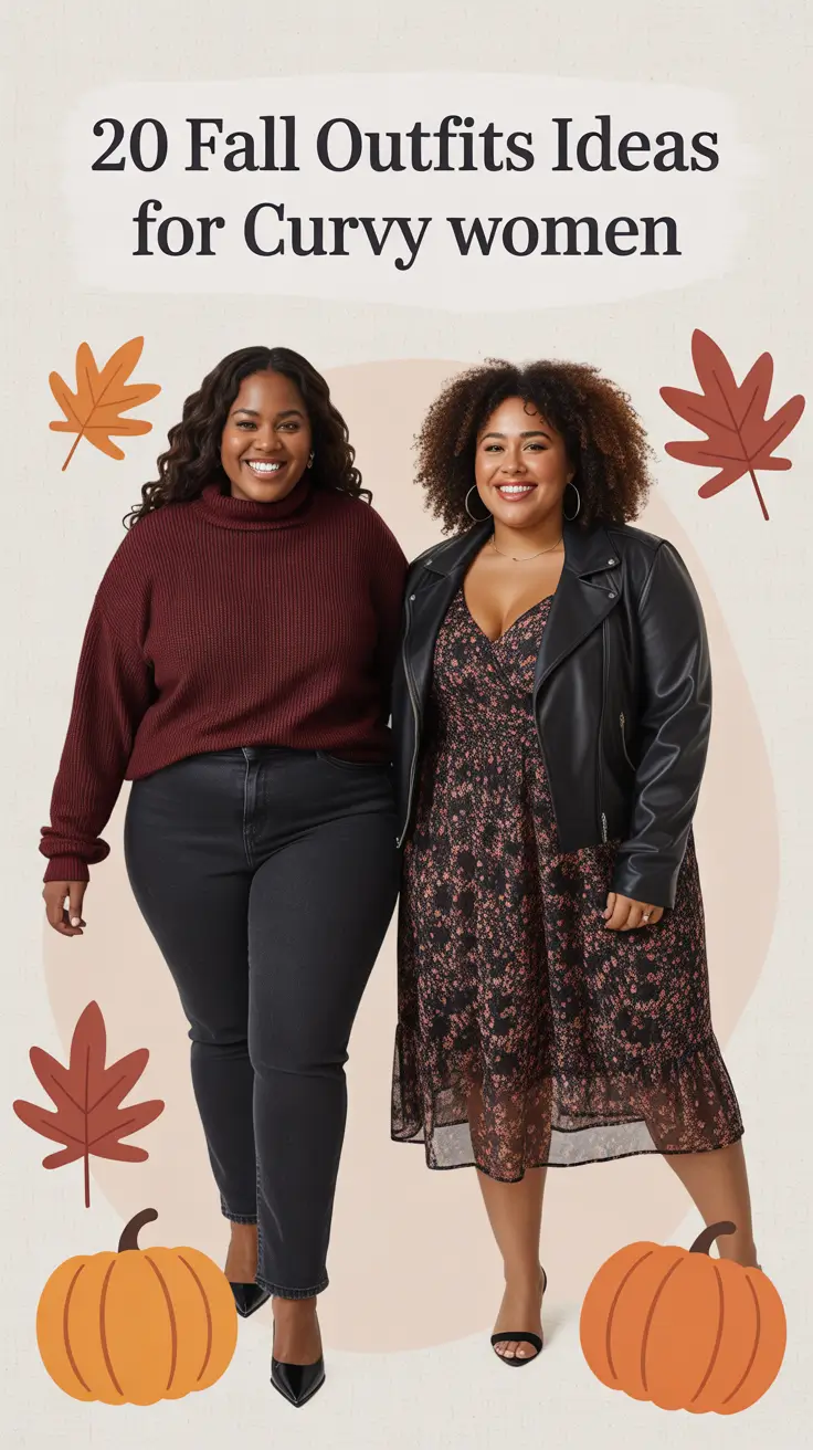 Fall Outfits Ideas for Curvy Women – 2025: Stylish, Trendy & Confidence-Boosting Looks