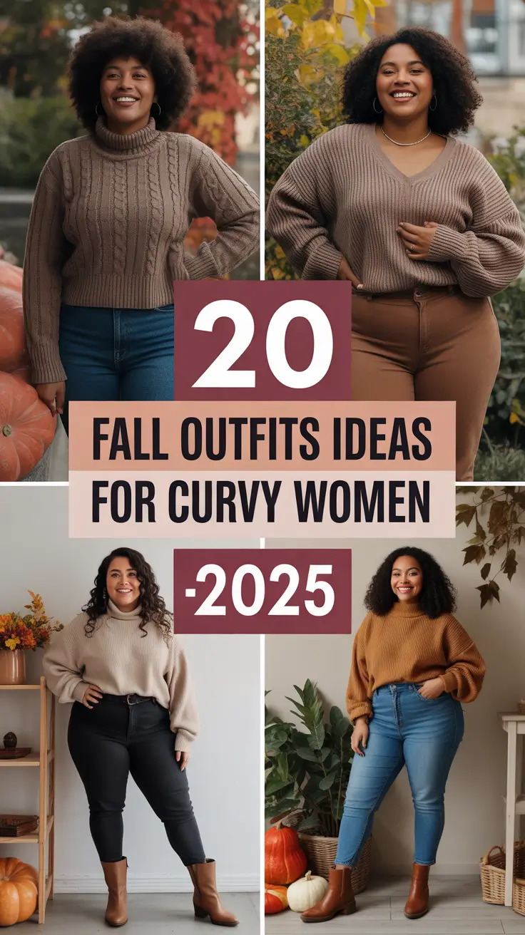 Fall Outfits Ideas for Curvy Women – 2025: Stylish, Trendy & Confidence-Boosting Looks