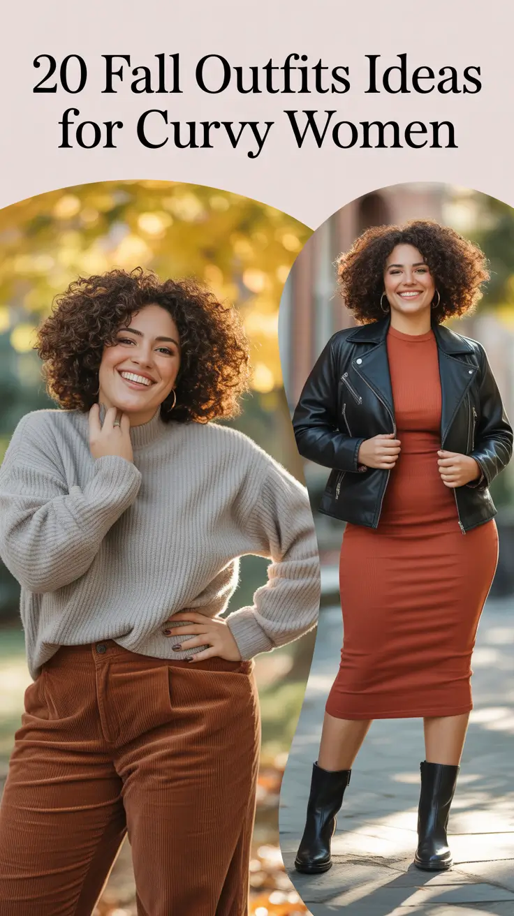 Fall Outfits Ideas for Curvy Women – 2025: Stylish, Trendy & Confidence-Boosting Looks