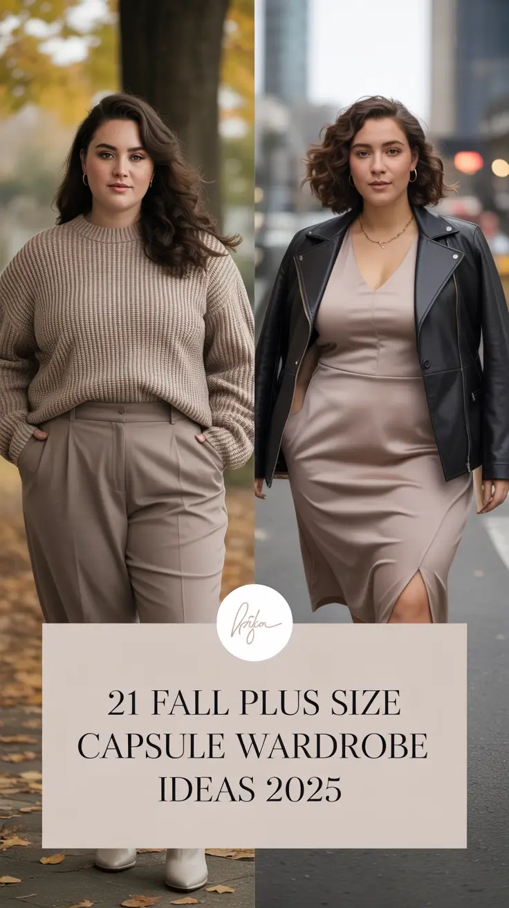 Fall Plus Size Capsule Wardrobe Ideas 2025: Fashion-Forward Looks for Fall Travel & Work