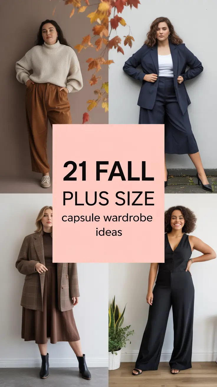 Fall Plus Size Capsule Wardrobe Ideas 2025: Fashion-Forward Looks for Fall Travel & Work