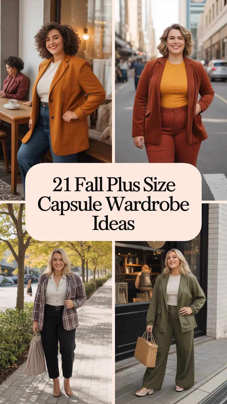 Fall Plus Size Capsule Wardrobe Ideas 2025: Fashion-Forward Looks for Fall Travel & Work