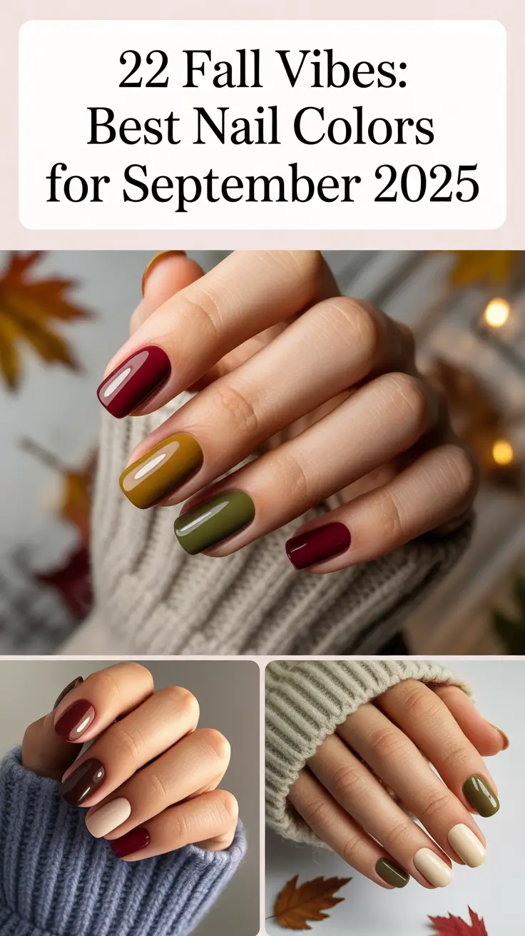 Fall Vibes: Best Nail Colors for September 2025 That Feel Like Sweater Weather for Your Hands