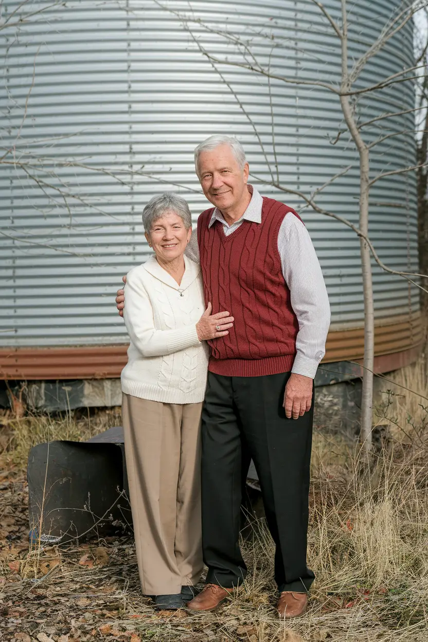 fall family photo outfits 2025 Classic Meets Comfortable for the Golden Years
