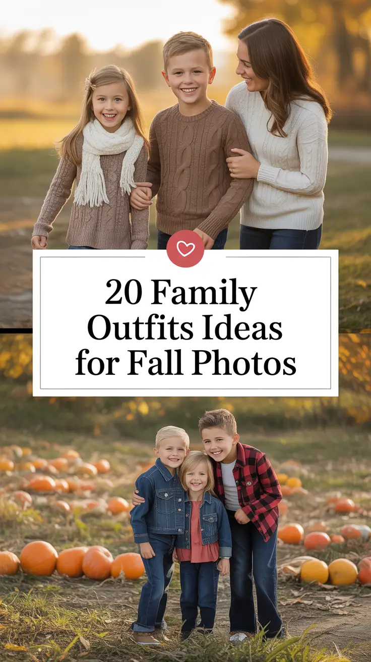 Family Outfits Ideas for Fall Photos 2025: Cozy Color Combos and Stylish Inspo for Every Family