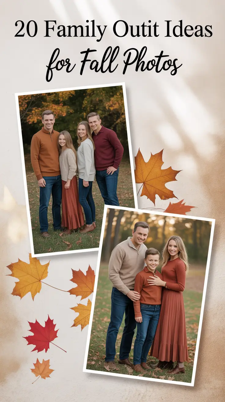 Family Outfits Ideas for Fall Photos 2025: Cozy Color Combos and Stylish Inspo for Every Family