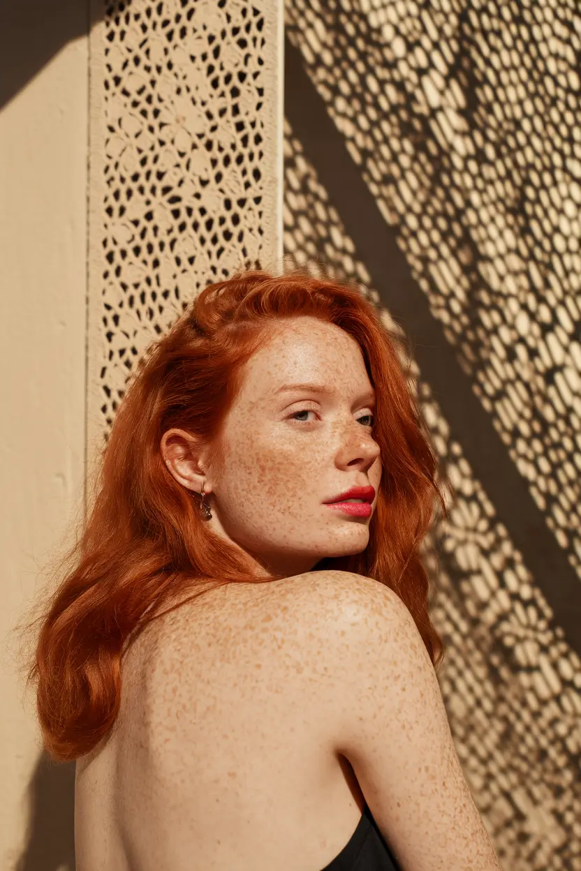 warm fall hair color red Bold Copper Waves for a Statement Look