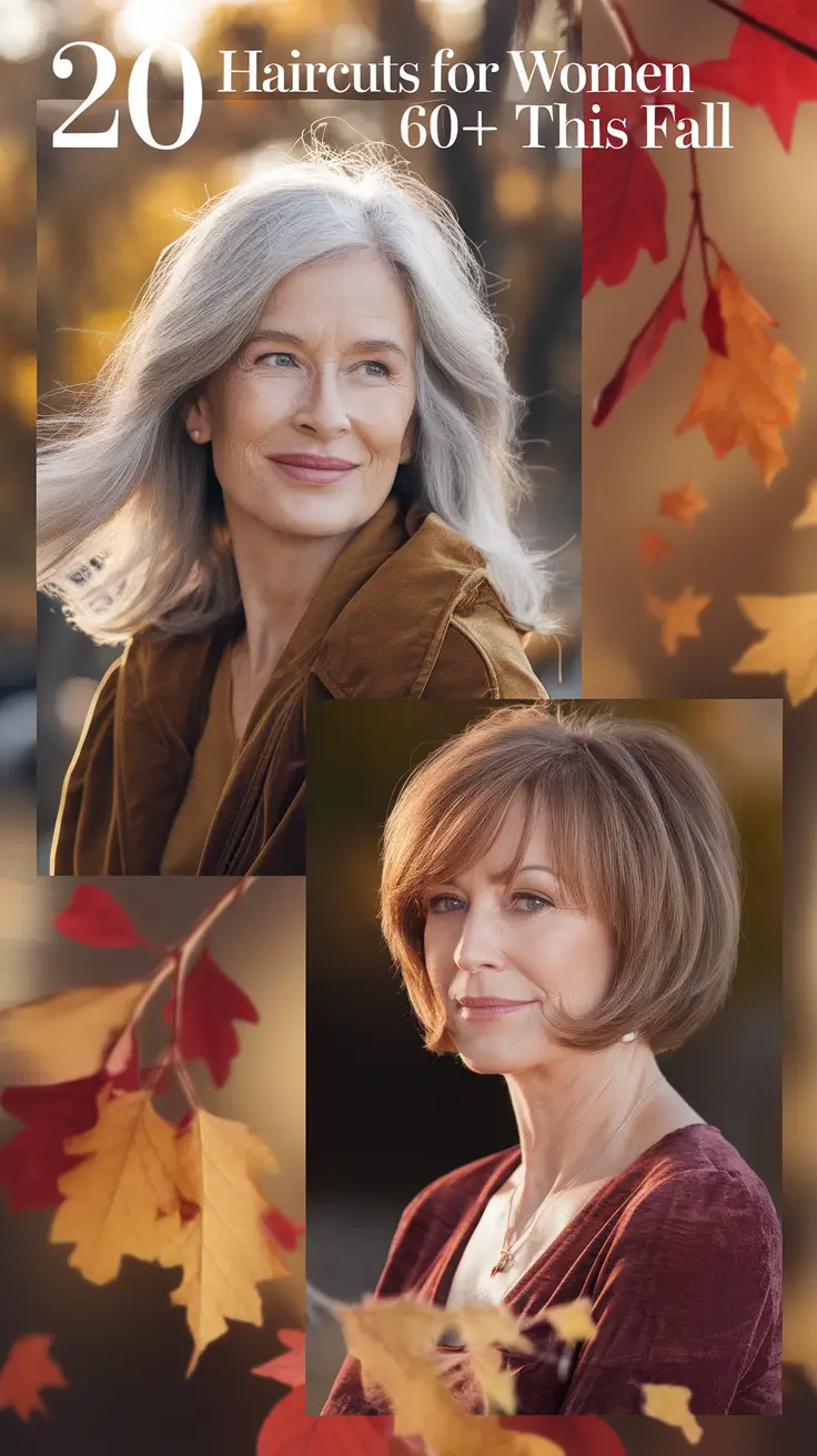 Timeless Haircuts for Women 60+ This Fall 2025: From Pixies to Long Shags