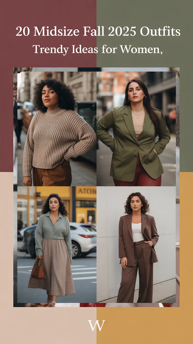 Midsize Fall 2025 Outfits — Trendy & Comfy Looks for Every Occasion