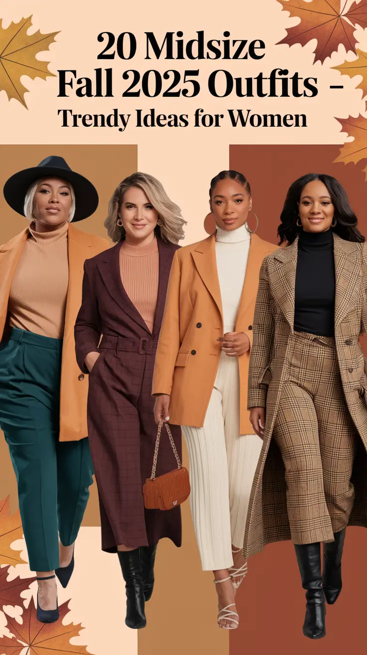 Midsize Fall 2025 Outfits — Trendy & Comfy Looks for Every Occasion