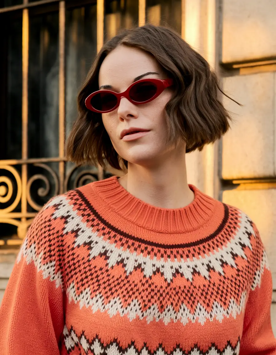 Modern hairstyle for Fall Hair 2025 Textured Short Bob with Loose Movement