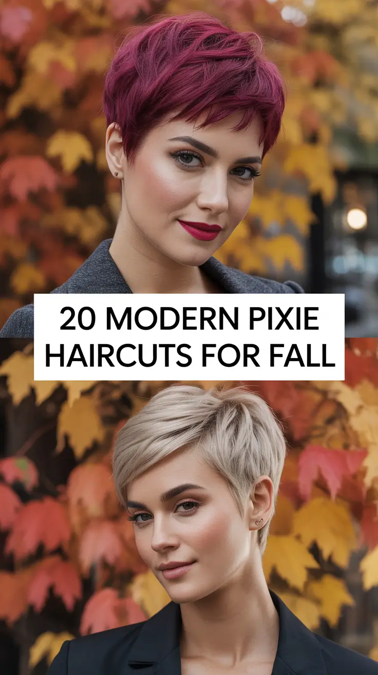 Modern Pixie Haircuts for Fall 2025: Bold Styles, Chic Colors & Fresh Hair Ideas