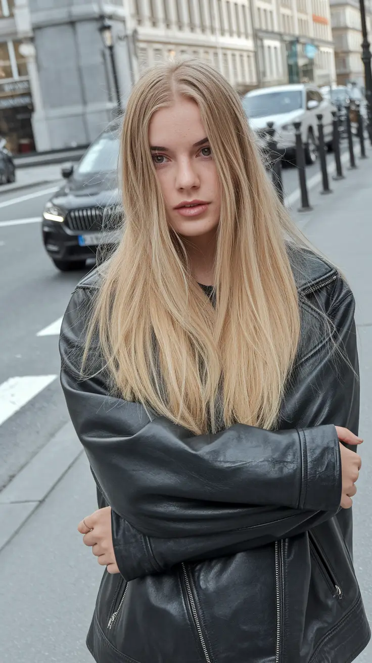 fall hair color for blondes balayage+Beige Blonde Layers with Natural Volume