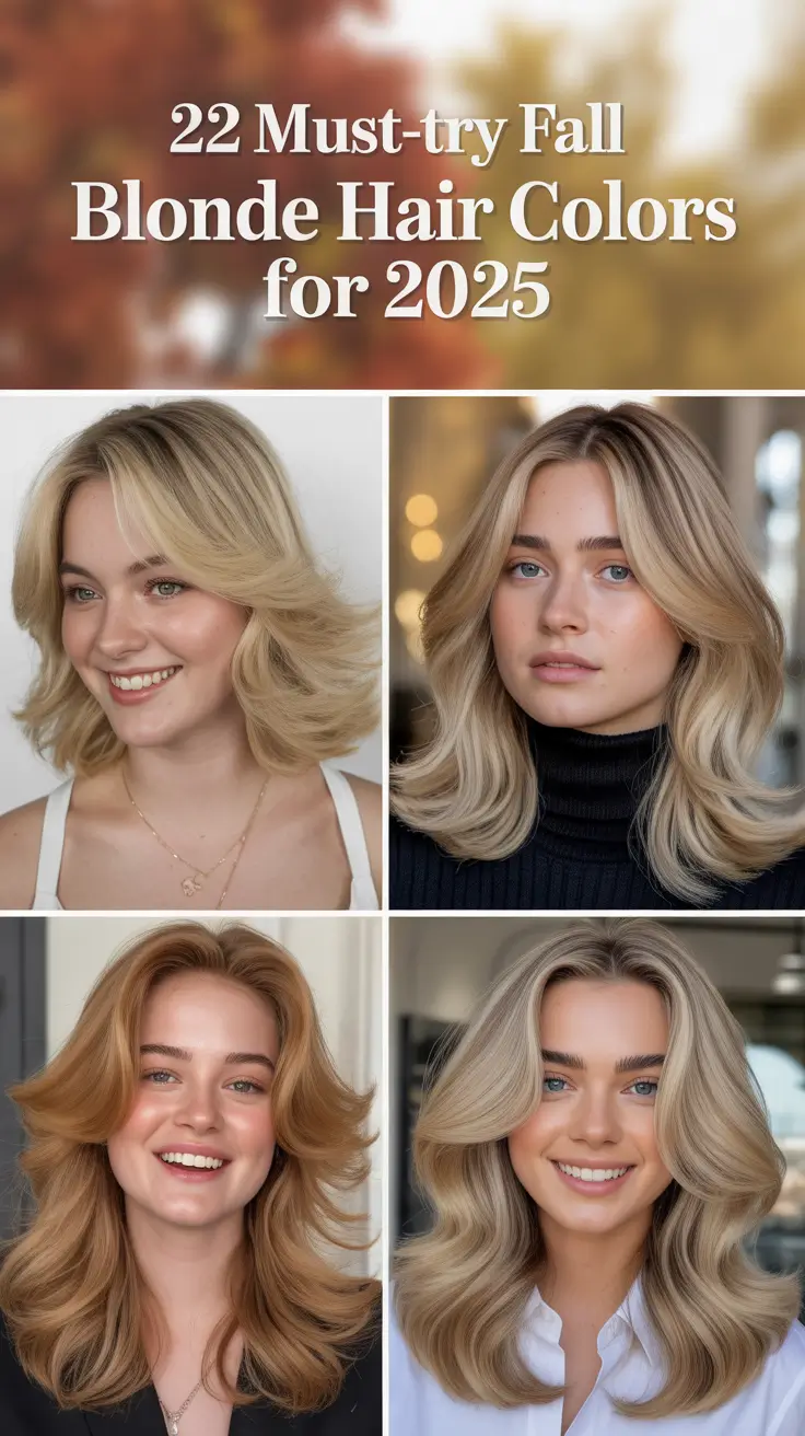 Must-Try Fall Blonde Hair Colors for 2025 That Feel Fresh, Fun, and Perfectly Caramel