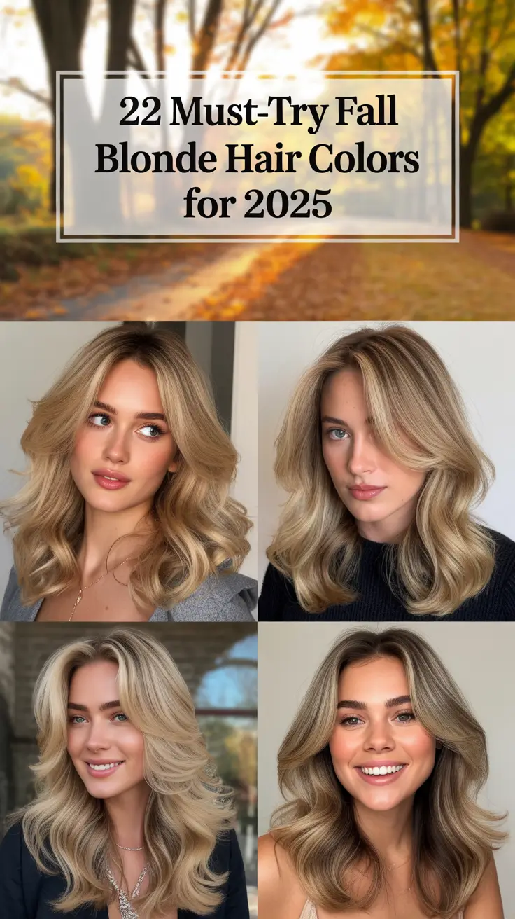 Must-Try Fall Blonde Hair Colors for 2025 That Feel Fresh, Fun, and Perfectly Caramel
