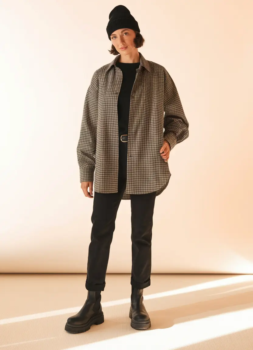 Outfits 2025 street - Grunge Meets Minimalism in Scandinavian Layers