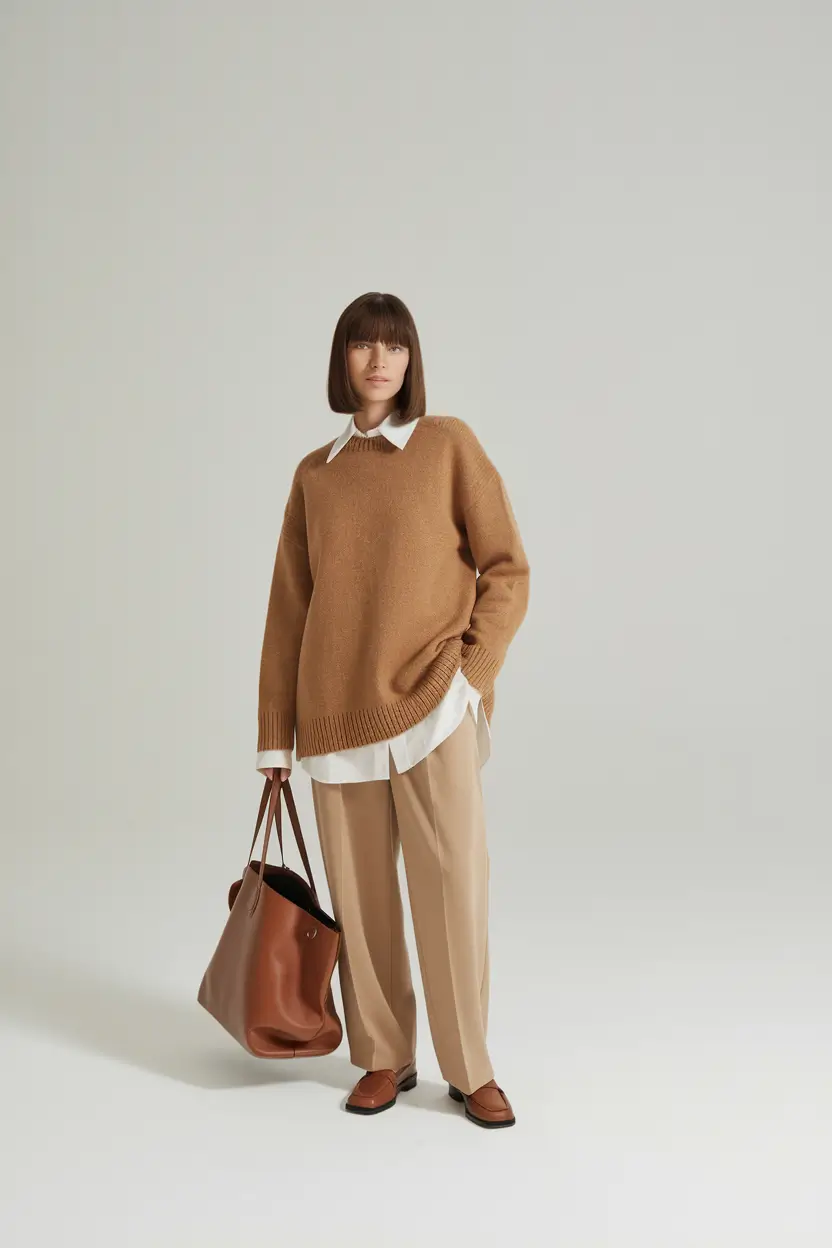 fall office outfits for women over 40 Relaxed Layers for the Casual Classy Code