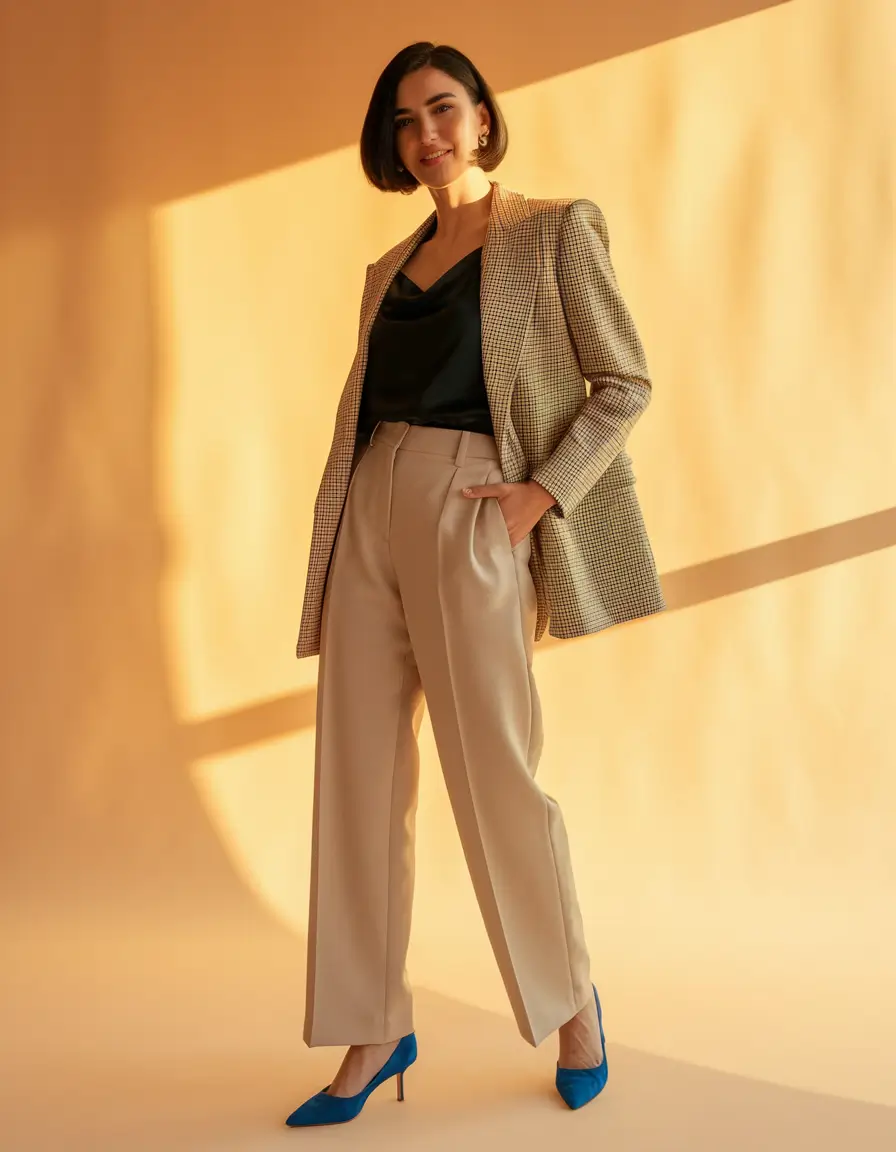 fall office outfits for women black pants Boss Energy with a Twist of Drama