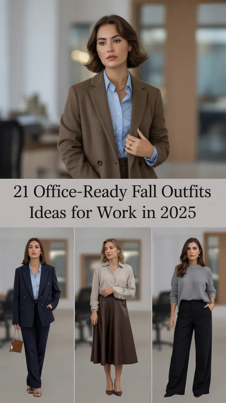 Office-Ready Fall Outfits Ideas for Work in 2025 That Blend Business Style and Casual Ease