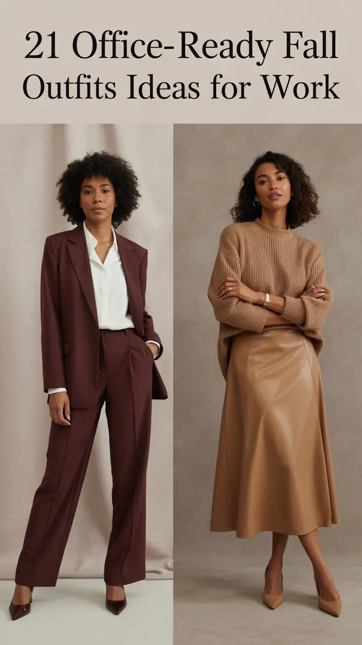 Office-Ready Fall Outfits Ideas for Work in 2025 That Blend Business Style and Casual Ease