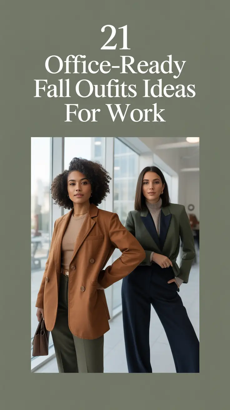 Office-Ready Fall Outfits Ideas for Work in 2025 That Blend Business Style and Casual Ease