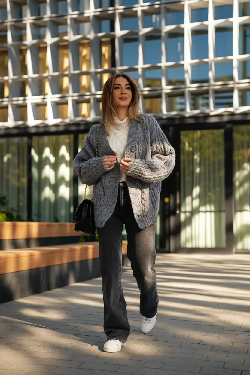 On-Trend Fall outfits Ideas 2025 Knit Comfort Meets Street Smart