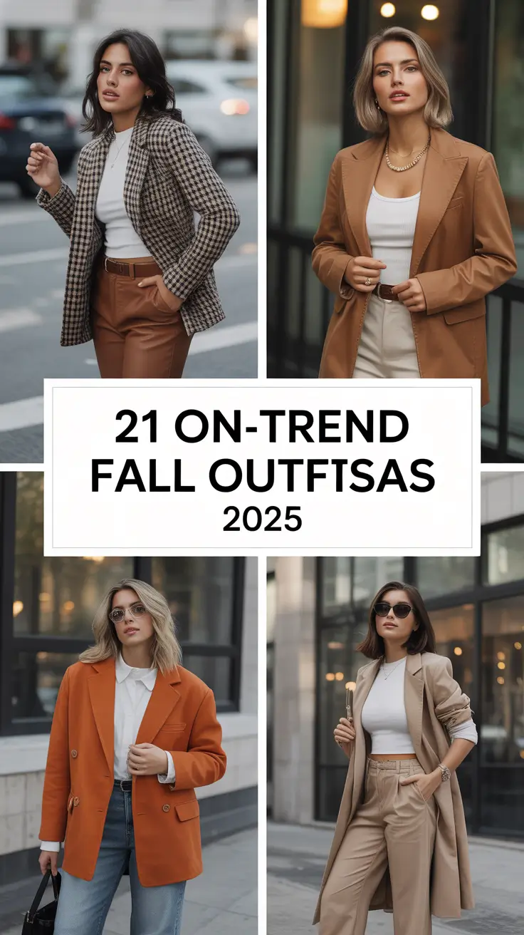 On-Trend Fall Outfits Ideas 2025: Casual Classy Looks for a Cozy, Stylish Season
