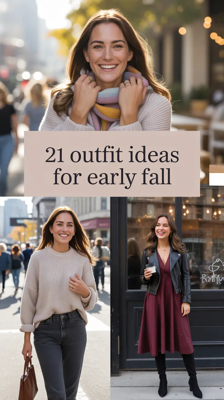 Fresh & Chic Outfits Ideas for Early Fall 2025 to Transition from Late Summer in Style