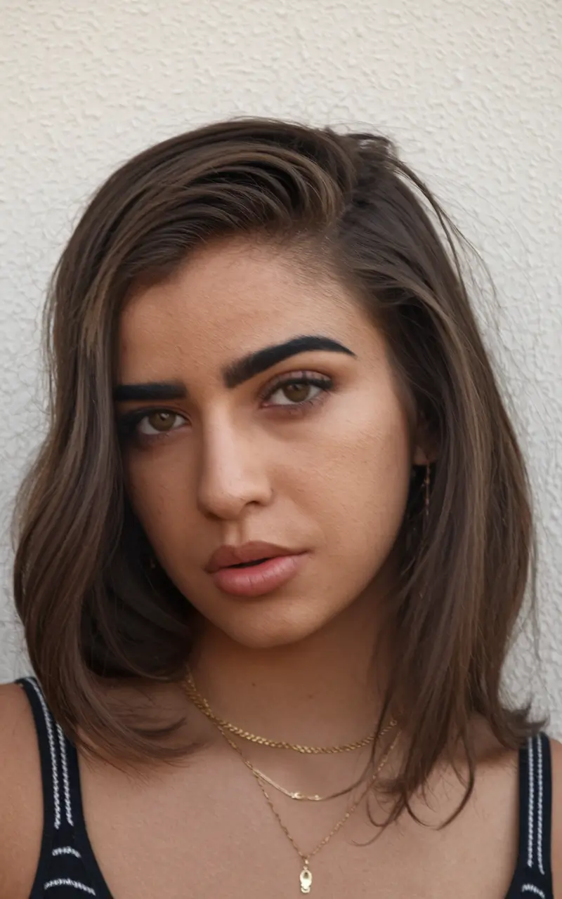 fall haircuts 2025 oval face Chin-Grazing Blunt with Lifted Volume