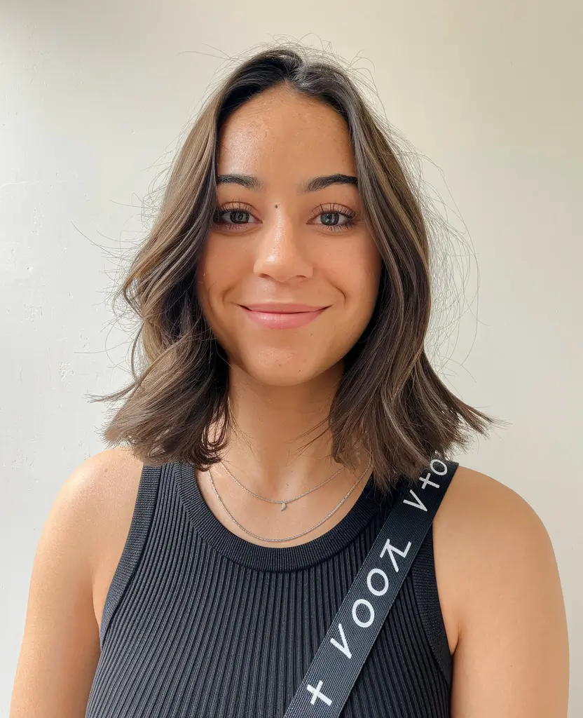 oval face haircuts medium Textured Bob with Movement and Airiness