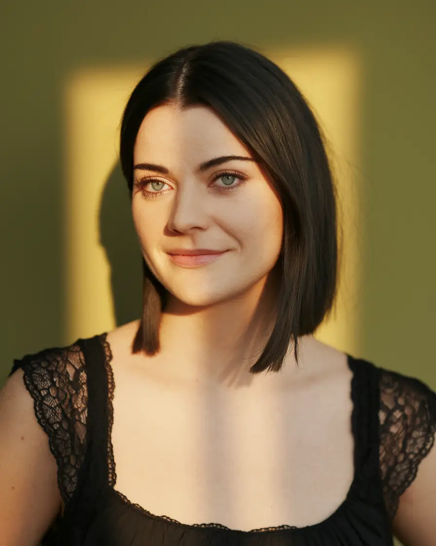 oval face haircuts short thin hair Precision Blunt Bob with Sleek Finish
