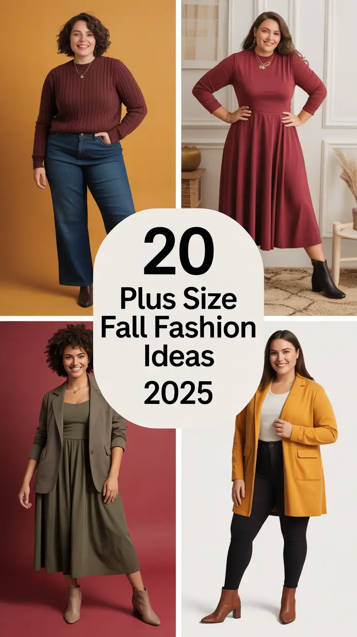 Plus Size Fall Fashion Ideas 2025: Stylish Outfits for Every Curve and Occasion
