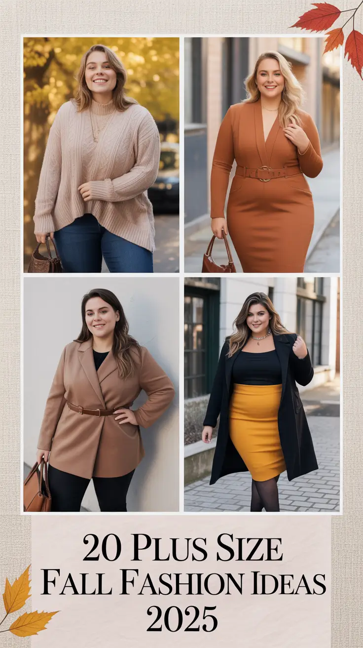 Plus Size Fall Fashion Ideas 2025: Stylish Outfits for Every Curve and Occasion