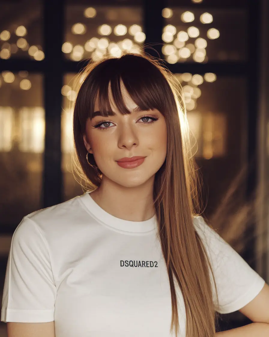 fall haircuts 2025 + Straight Fringe with Allure and Length