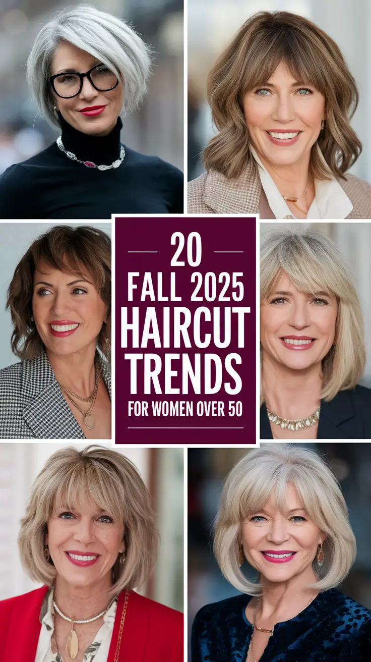 Top Fall 2025 Haircut Trends for Women Over 50 That Feel Fresh, Stylish, and Ageless