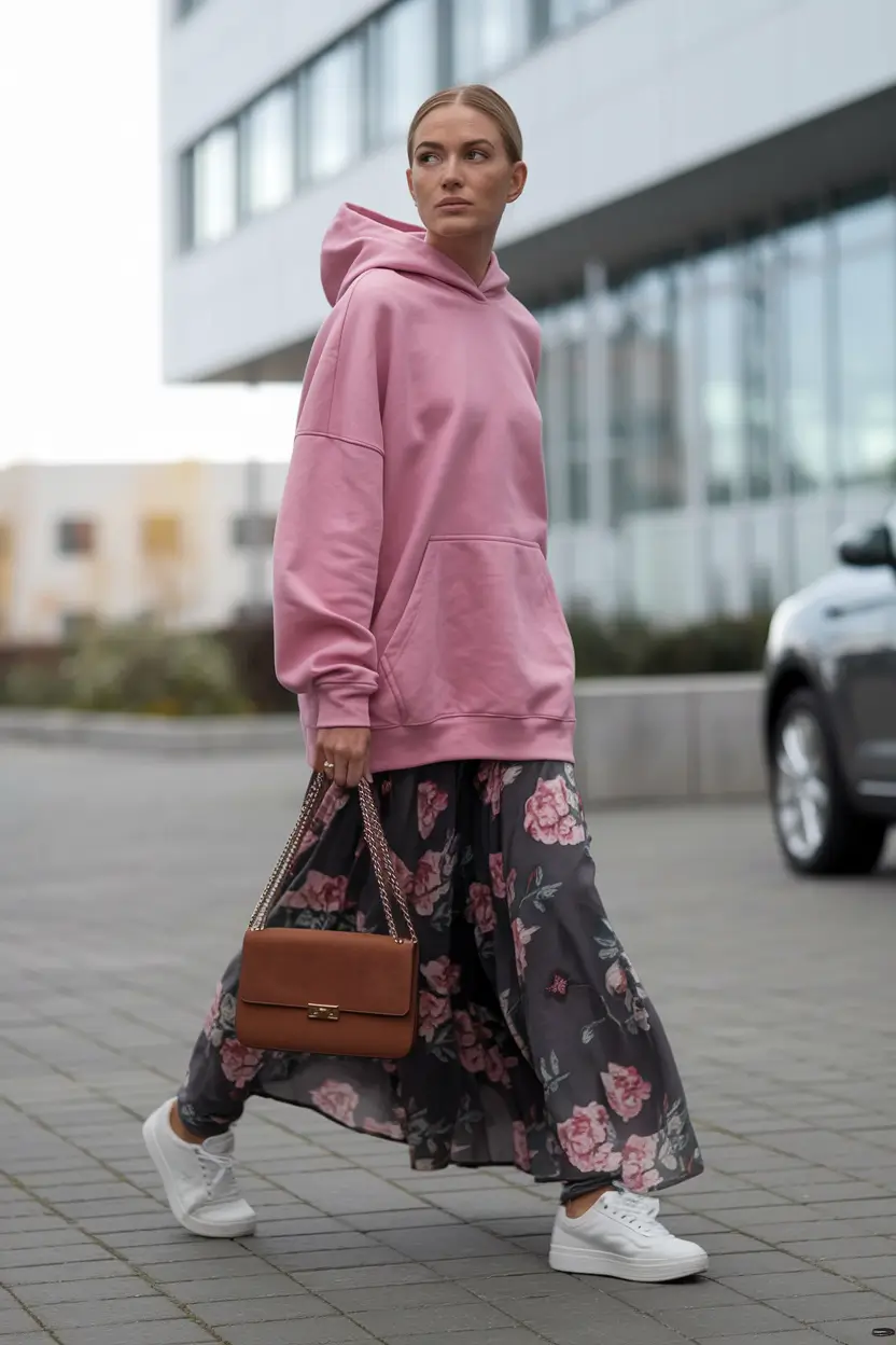 fall fashion trends for women 2025 Florals Meet Athleisure Energy