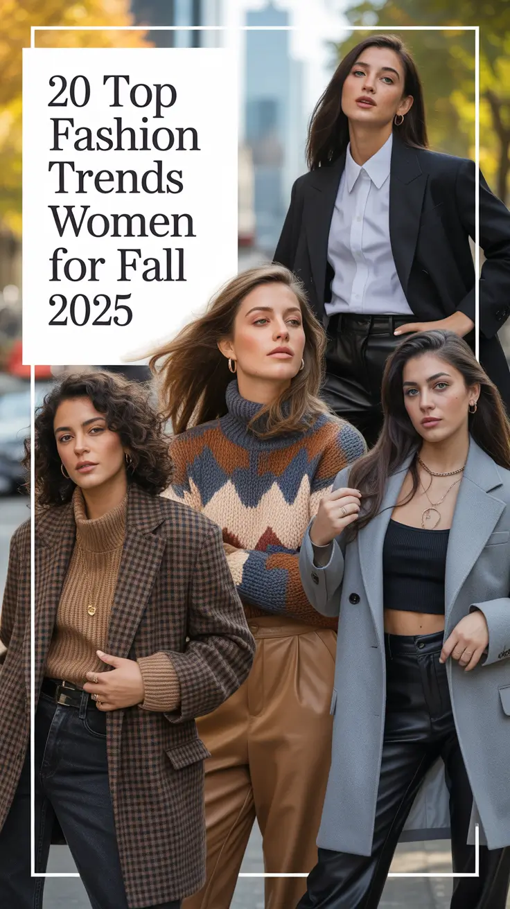 Top Fashion Trends Women for Fall 2025: Bold Looks, European Vibes & Casual Elegance