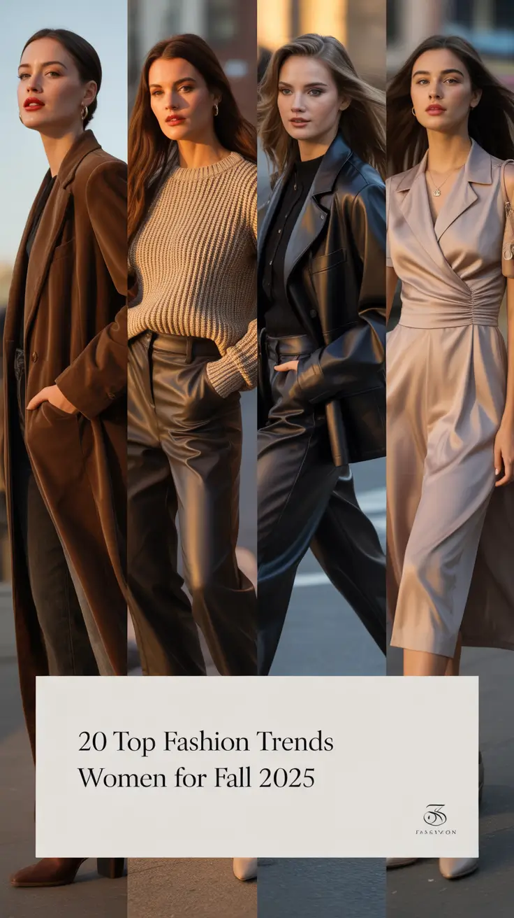 Top Fashion Trends Women for Fall 2025: Bold Looks, European Vibes & Casual Elegance