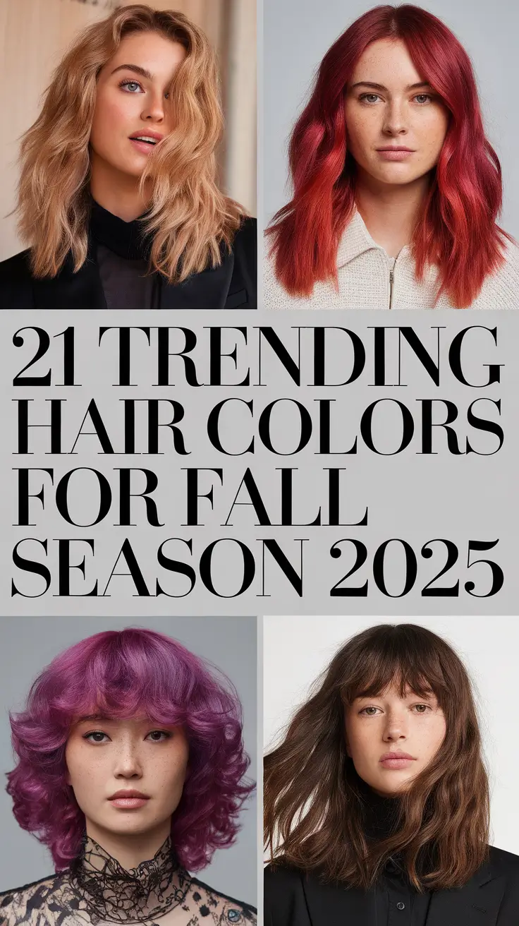 Trending Hair Colors for Fall Season 2025: The Ultimate Guide to Fall Hair Color Trends