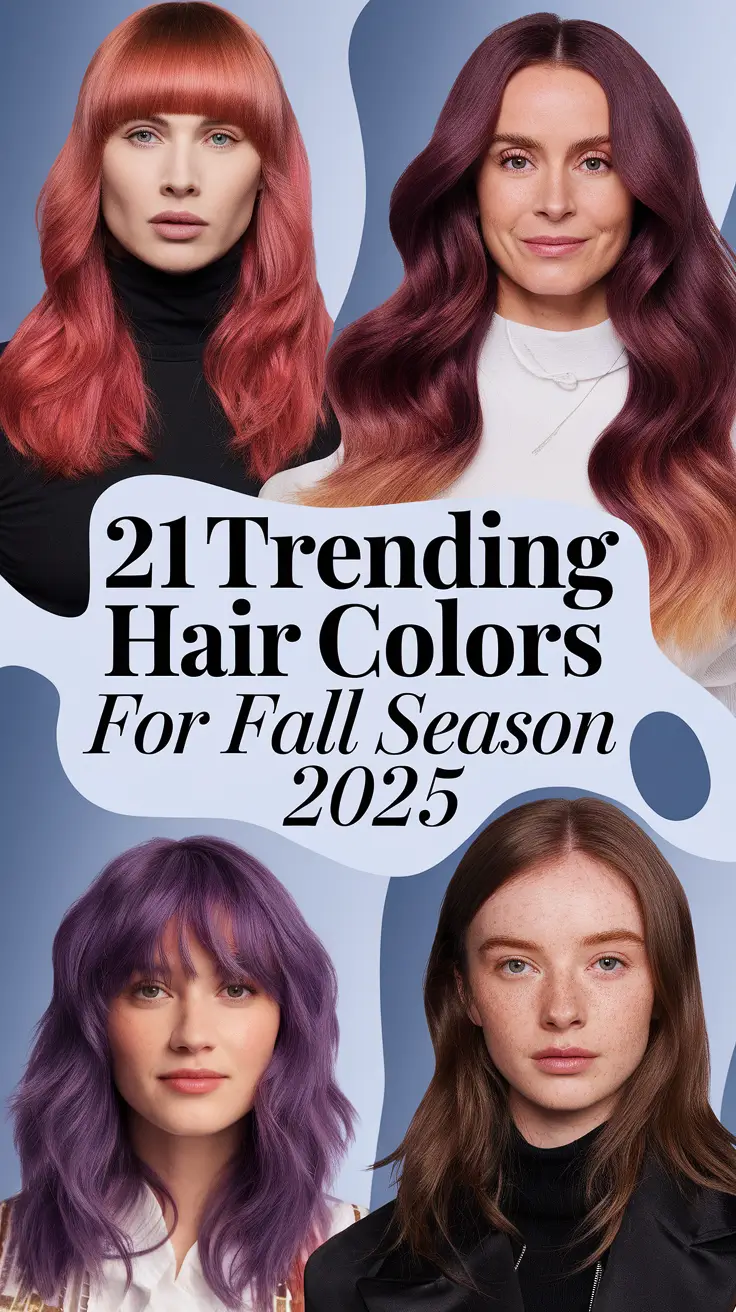 Trending Hair Colors for Fall Season 2025: The Ultimate Guide to Fall Hair Color Trends