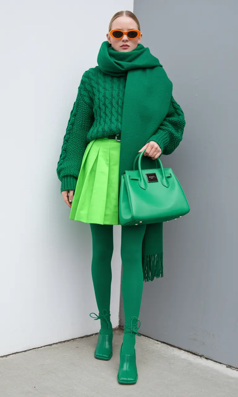 fall skirt outfits 2025 High Saturation, High Impact