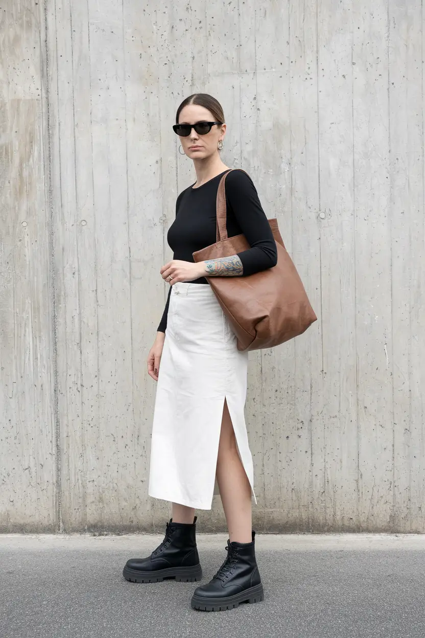 Trendy & New Fall outfits to Wear 2025+Minimalist Street Meets Modern Edge