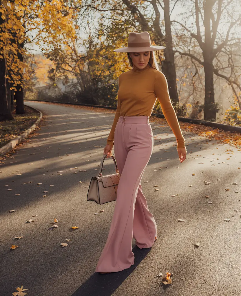 warm fall outfits aesthetic Golden Autumn Glamour