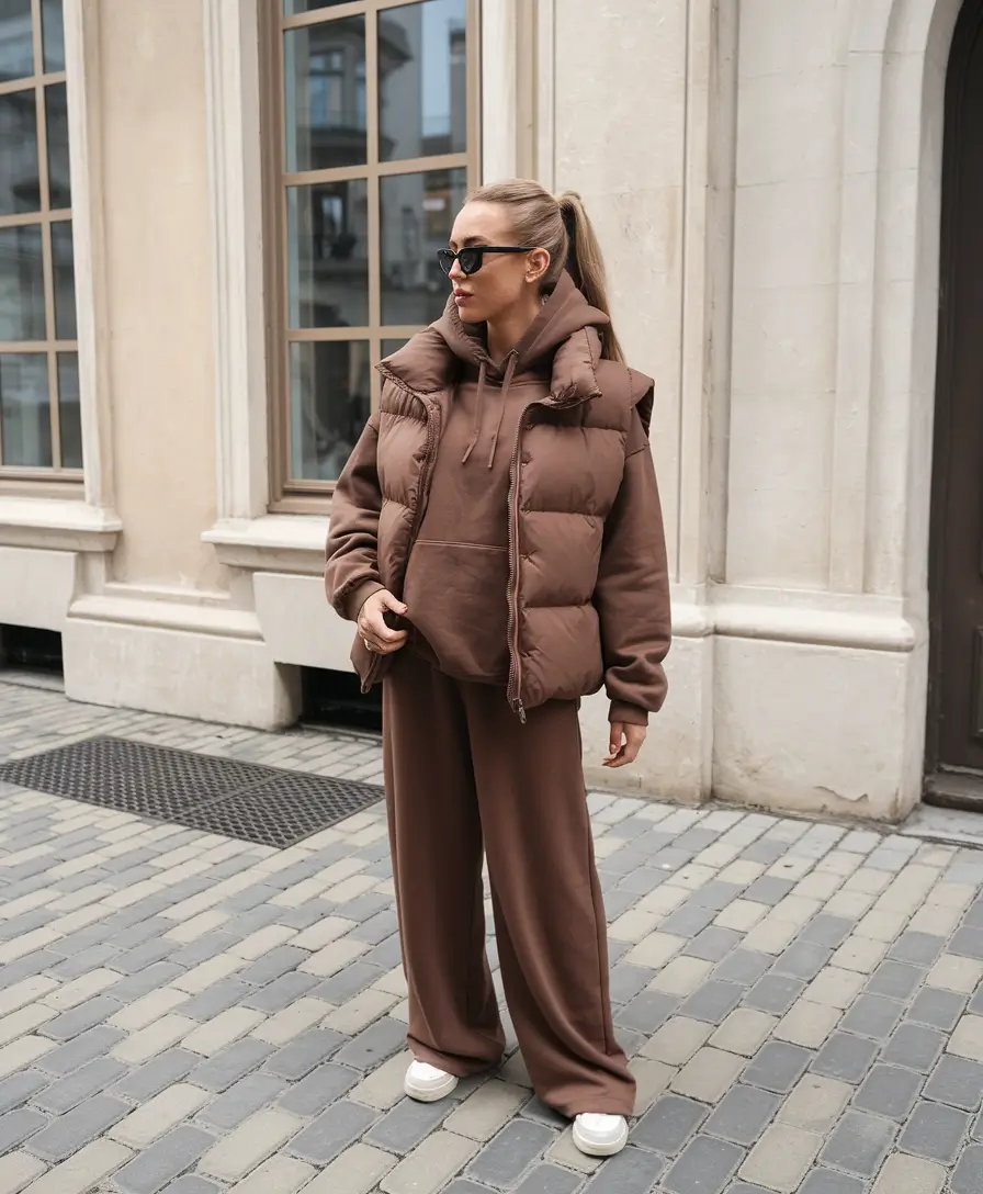 2025 Fall Winter Fashion Cold Weather Outfits Ideas+All-Mocha Monochrome for Lazy Luxe Days