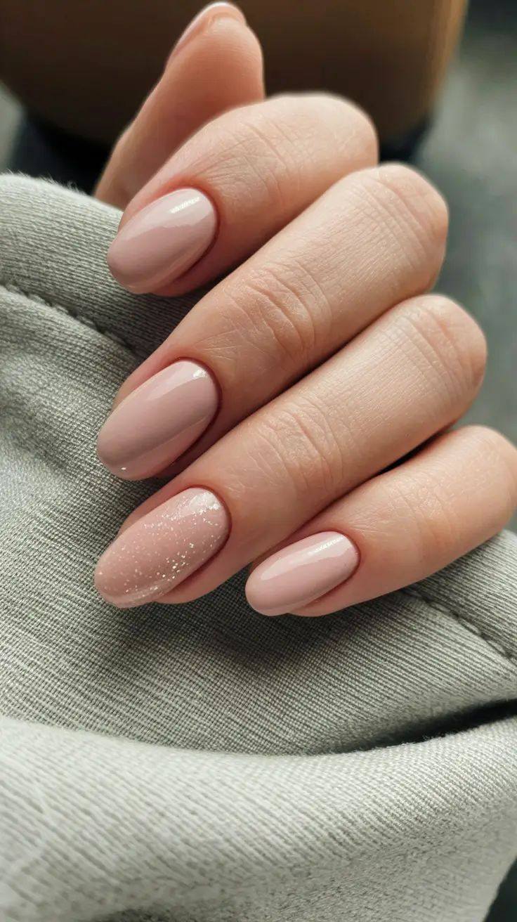 autumn-nails-colors-2025-nude-sparkle