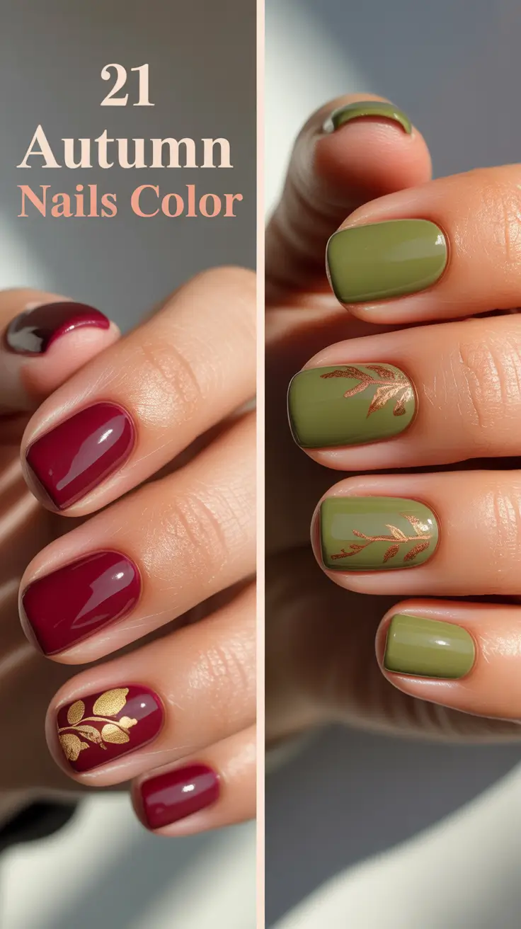 Autumn Nails Color 2025: Trendy Ideas, Burgundy Classics & Orange Fall Shades