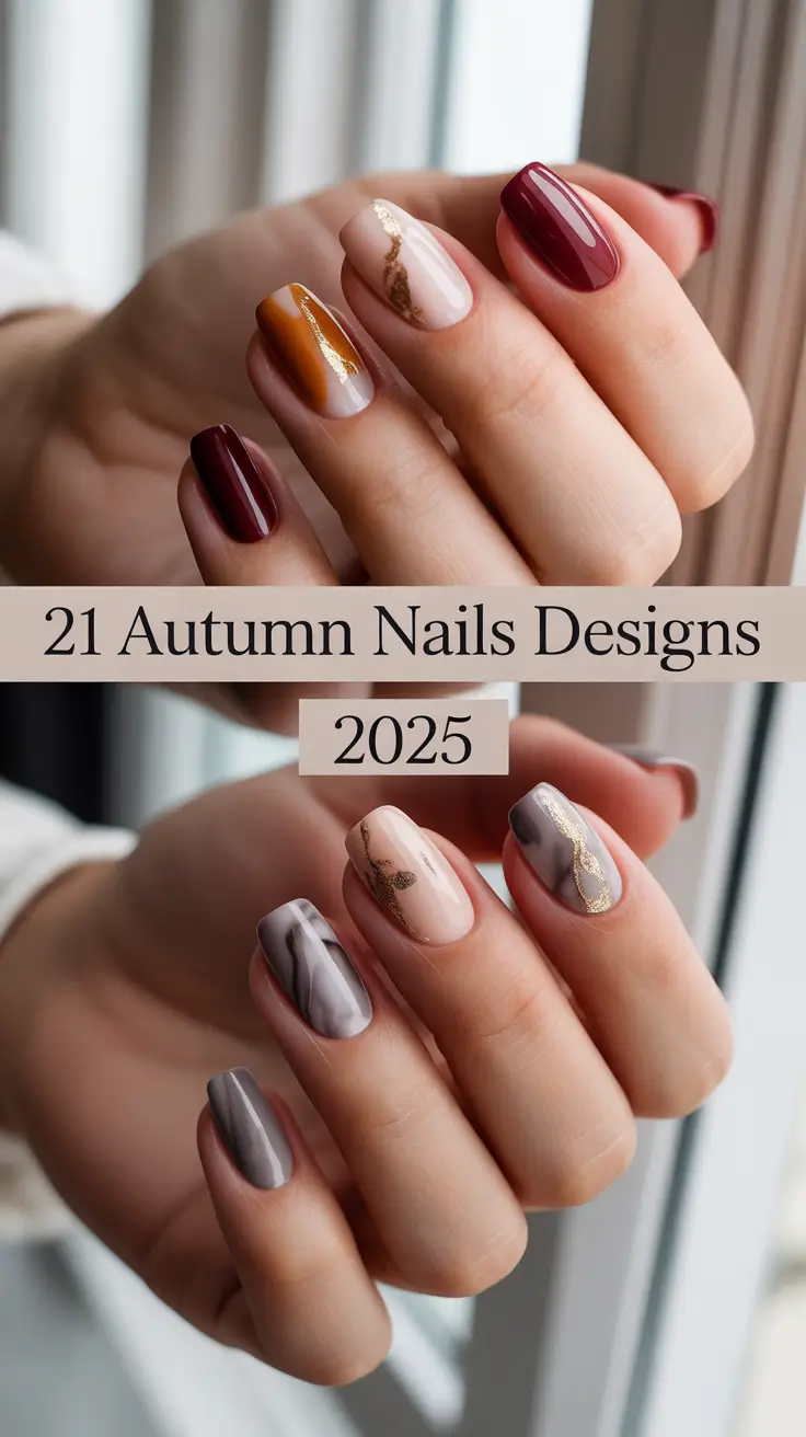 Autumn Nails Designs 2025: Fresh Ideas, Colors and Trends for Fall